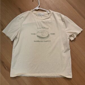 Bagels Graphic Cream T-Shirt